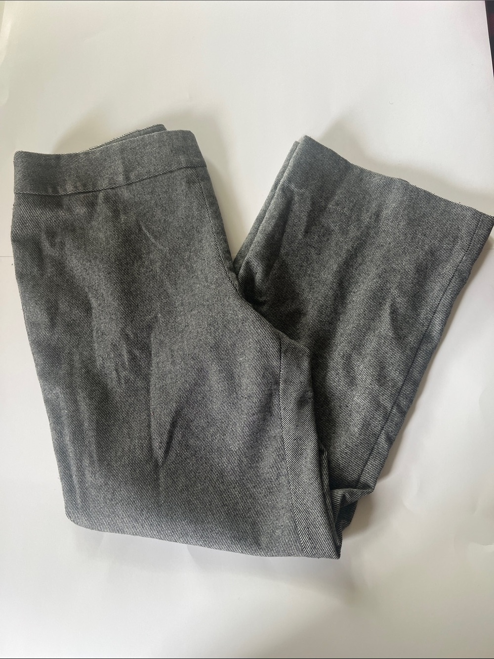Talbots Gray Wide-Leg Pants